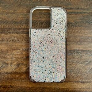 Glittery Silver Phone Case